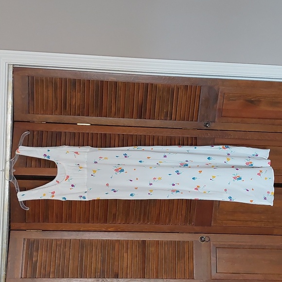 NWT Rumored North Country White Floral Maxi Dress Sz L - Picture 4 of 13